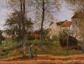 卡米耶 畢沙羅 Landscape near Louveciennes 卡米耶 畢沙羅 Landscape near Louveciennes
